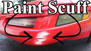 How to Remove Paint Scuffs On Your Car Paint Transfer [upl. by Martynne]