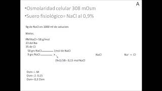 Ejercicio de OSMOLARIDAD [upl. by Nelyak]