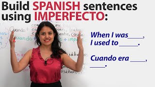 Learn Spanish Tenses Use IMPERFECTO to talk about your past [upl. by Kristien]