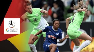 HIGHLIGHTS  Wolfsburg vs Hoffenheim Frauen Bundesliga 202324 [upl. by Sherris]