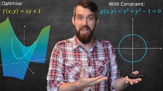 Lagrange Multipliers  Geometric Meaning amp Full Example [upl. by Stalder]