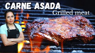 How to make CARNE ASADA  HOMEMADE carne asada tacos  Villa cocina [upl. by Aubin]