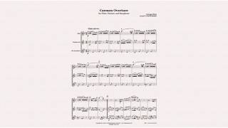 Carmen Overture for FluteClarinetSax Trio Sheet Music [upl. by Elleimac]