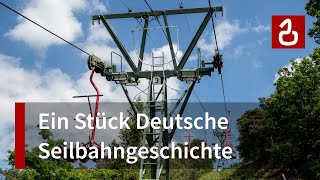 Lebendige deutsche Seilbahngeschichte Die Sesselbahn Assmannshausen  Niederwald [upl. by Niret]