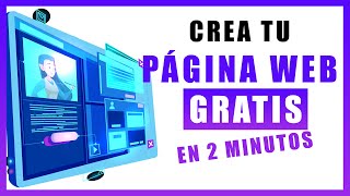 Cómo crear una PÁGINA WEB GRATIS en menos de 2 minutos 🚀2025 ⚡️Profesional Rápido y Seguro ✅ [upl. by Ielarol]