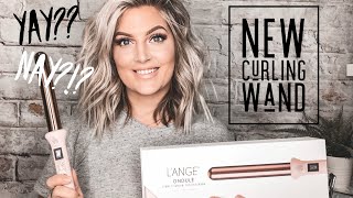 MESSY CURLS HAIR TUTORIAL  New Lange Wand [upl. by Anitnegra]