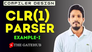 CLR1 Parser Example 1  Canonical LR Parser  Compiler Design [upl. by Charlotte97]