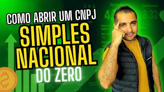 COMO ABRIR UM CNPJ SIMPLES NACIONAL DO ZERO EM 2025 [upl. by Jobyna]