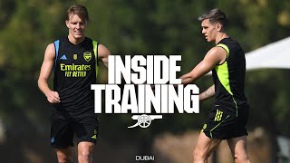 WHAT A VOLLEY FROM MARTINELLI  Inside Training in Dubai [upl. by Eifos719]