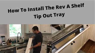 How To Install  RevAShelf Tip Out Tray [upl. by Odicalp]