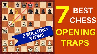 7 Best Chess Opening Traps [upl. by Ewer]