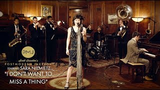 I Dont Want To Miss A Thing  Aerosmith 1920s Brass Band Cover ft Sara Niemietz [upl. by Gargan316]