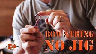 Make a Flemish Twist Bow String  NO JIG [upl. by Ttimme500]