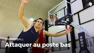 Comment attaquer au poste bas  Basketball [upl. by Ahtebbat]