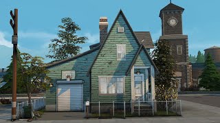 Abandoned House  The Sims 4 Speed Build [upl. by Ahserkal]