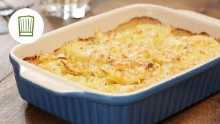 Klassisches Kartoffelgratin  Chefkochde [upl. by Melburn]