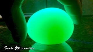 Glowing Vinegar Egg Experiment [upl. by Rihsab980]