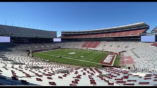 Walk through renovated BryantDenny Stadium [upl. by Kelula299]