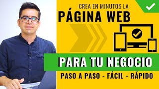 Cómo Crear Una Página Web para Mi Negocio ▶︎ Desde Cero Paso a Paso Profesional y Seguro 👌 [upl. by Anahc444]