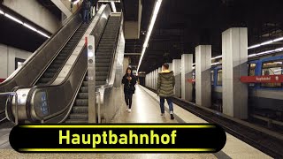 UBahn Station Hauptbahnhof  Munich 🇩🇪  Walkthrough 🚶 [upl. by Corinne]