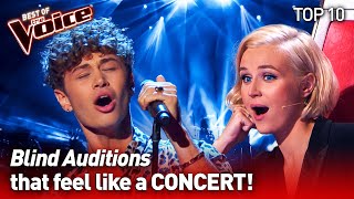 They turned their Blind Audition into a CONCERT on The Voice  TOP 10 [upl. by Alyn]