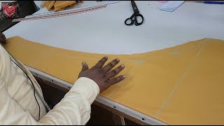 Churidar Ladies Pajami Cutting in Very Simple Way [upl. by Harbison]