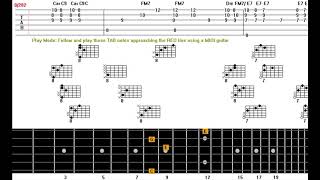 Guitar Solo Tab EUROPA Santana [upl. by Kcirtapnhoj721]