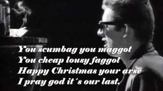 The Pogues  Fairytale of New York  Lyrics [upl. by Stutzman197]