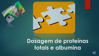 DOSAGEM DE PROTEÍNAS TOTAIS E ALBUMINA [upl. by Enelym]