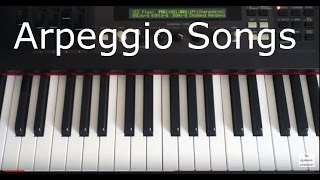 Arpeggios used in Popular Songs [upl. by Marka]