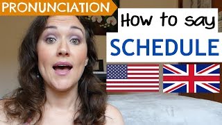 How to Pronounce SCHEDULE US UK amp Australian pronunciation [upl. by Htabazile574]