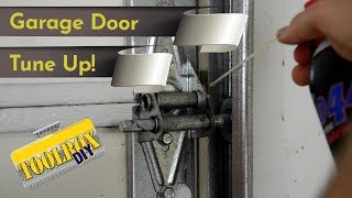 DIY Garage Door Maintenance  Save Your Money [upl. by Salakcin933]