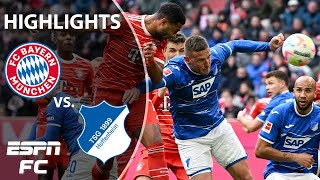 Bayern Munich vs TSG Hoffenheim  Bundesliga Highlights  ESPN FC [upl. by Sosthenna]