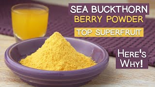 Sea Buckthorn Reasons Its a Top Superfruit [upl. by Addia]