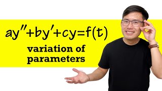 Variation of Parameters introduction amp idea [upl. by Sumner]