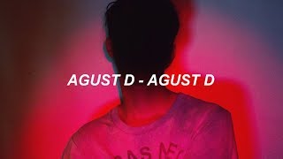 Agust D Agust D Easy Lyrics [upl. by Rabbaj958]