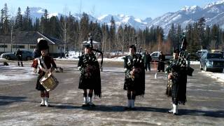 Canadian Bagpipes  Mairis Wedding  Barren Rocks of Aden [upl. by Tye]