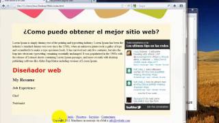 Como crear una pagina web completa en HTML  5 [upl. by Hayse]