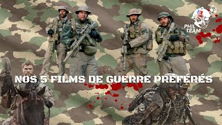 Nos 5 MEILLEURS FILMS DE GUERRE [upl. by Aivekahs]