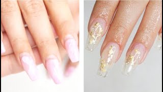 HOW TO Do a Fill on Acrylic Nails ♥︎ [upl. by Enirehtahc]