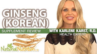 Korean Ginseng Benefits  Professional Supplement Review  National Nutrition [upl. by Fayth]