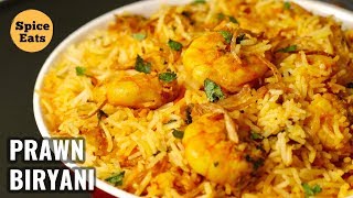 BIRYANI  TRADITIONAL PRAWNS BIRYANI  Hyderabadi Style Dum Biryani Recipe Cooking In Village [upl. by Nemajneb933]