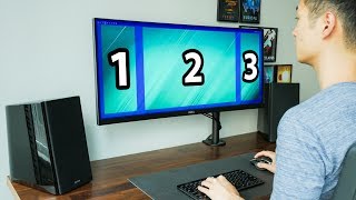 Ultrawide Monitors Tips A Better Way to Use Them  DisplayFusion Windows Management [upl. by Oringa570]