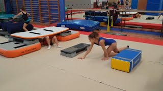 PERCORSO MILITARE DIVERTENTE Ginnastica Artistica CSB [upl. by Skell]