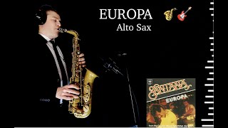 EUROPA  Santana  Alto Sax  Free score [upl. by Assirrak]