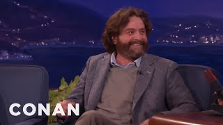 Zach Galifianakis’ Most Humiliating Auditions  CONAN on TBS [upl. by Ycniuq908]