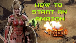 Diablo 2 Resurrected  Early Game Amazon Build Guide Sweet Phil [upl. by Aicarg]