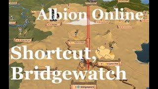 Albion Online  Caerleon to Bridgewatch fast almost safely [upl. by Zetnom496]