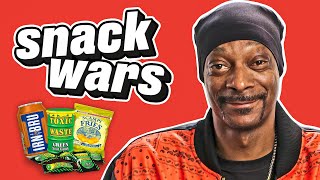 Snoop Dogg Rates British And American Food  Snack Wars [upl. by Sivra109]