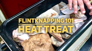 Flintknapping 101  Heat Treat Rock [upl. by Haek]